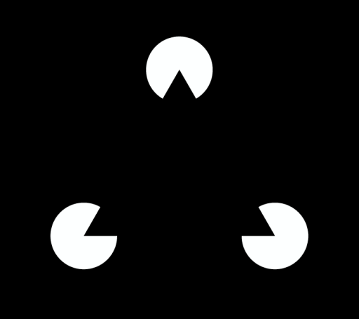 Triangle de Kanizsa (négatif)
